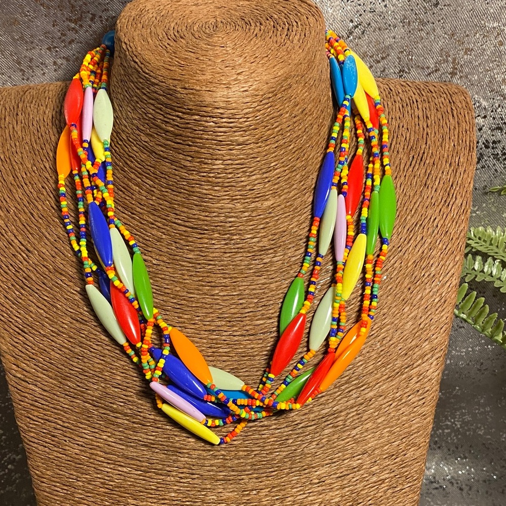 Multicolor Beaded Necklace